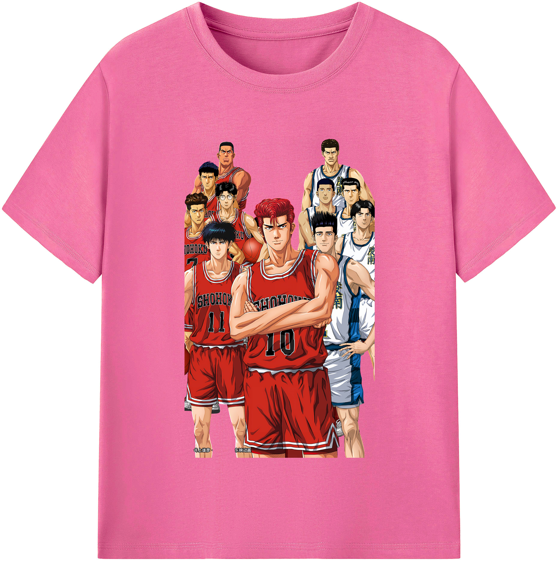 （画像用） SLAM DUNK／スラムダンク レディースカジュアルプリントTシャツ（綿100％）